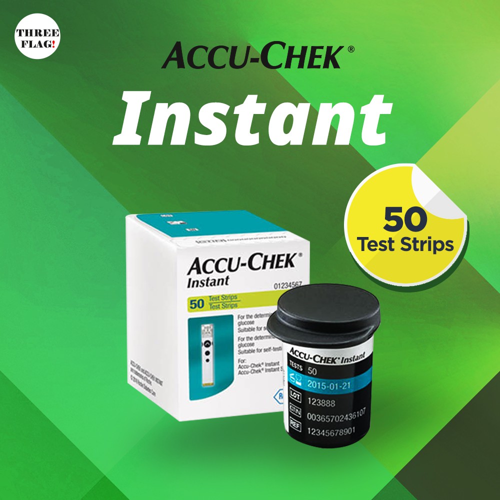 AccuChek Instant Test Strips 50s(Expire Date Feb 2022) Shopee Malaysia