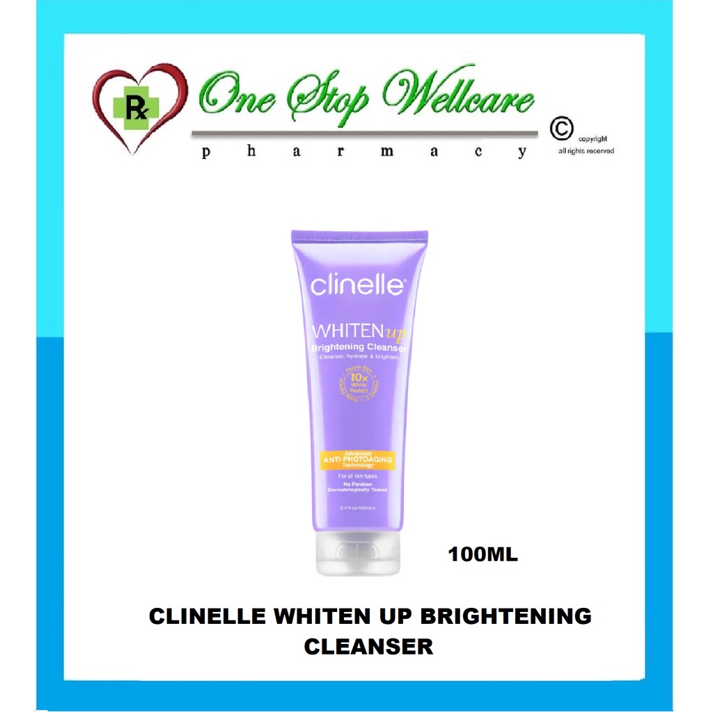 Clinelle Whiten Up Brightening Cleanser 100ml Exp 03 2023