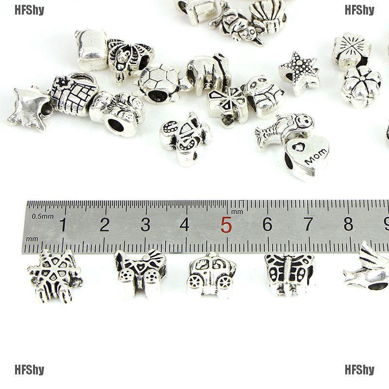 Wholesale 5/6/8mm Silver Plated Steel Metal Round Spacer Tube Bead Charm Finding 