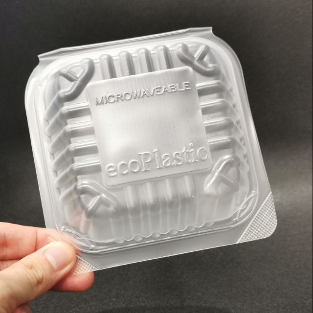 Plastik Burger Box / Burger Plastic burger box BX 170/ Tage 201 (100pcs
