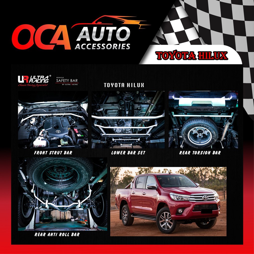 Toyota Hilux Revo AN120 KUN26 2.4D 2.8D Ultra Racing Bar Safety Bar