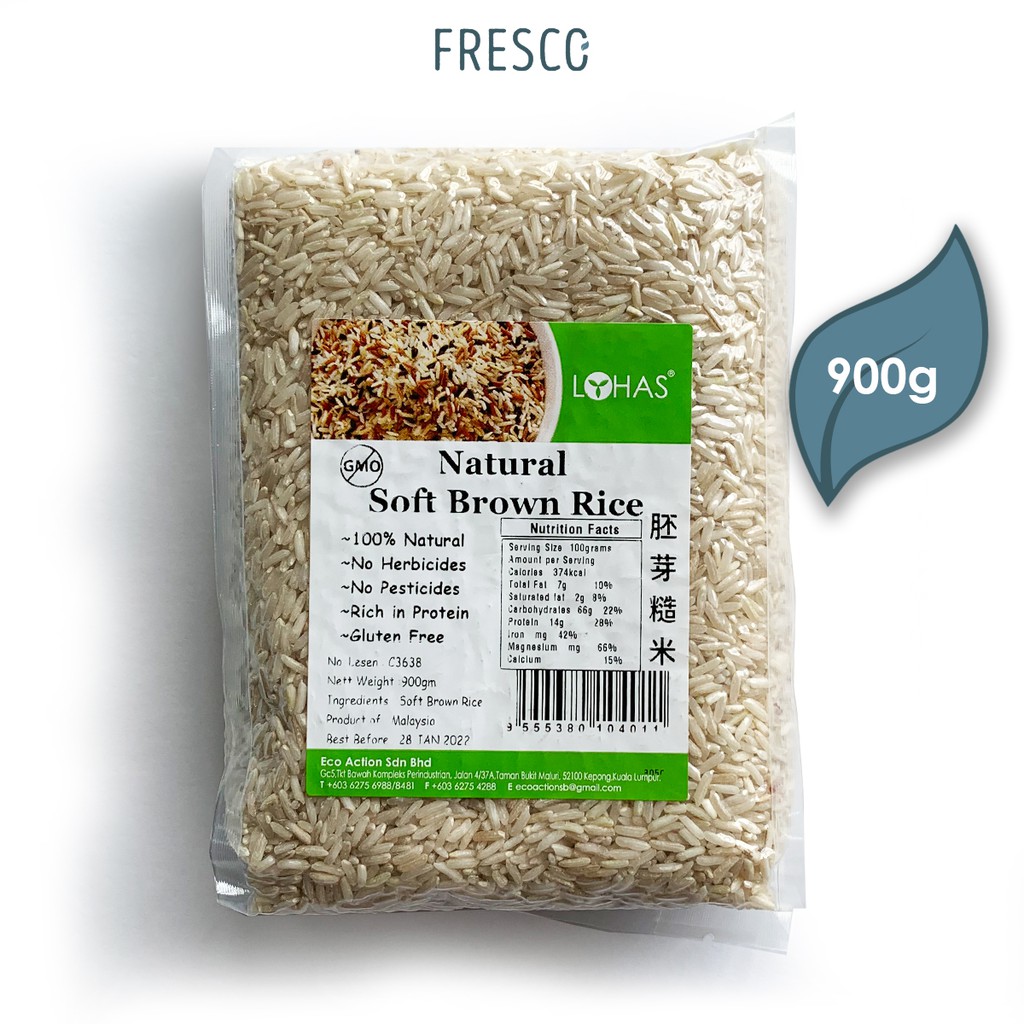 LOHAS Natural Soft Brown Rice - 900g | Shopee Malaysia