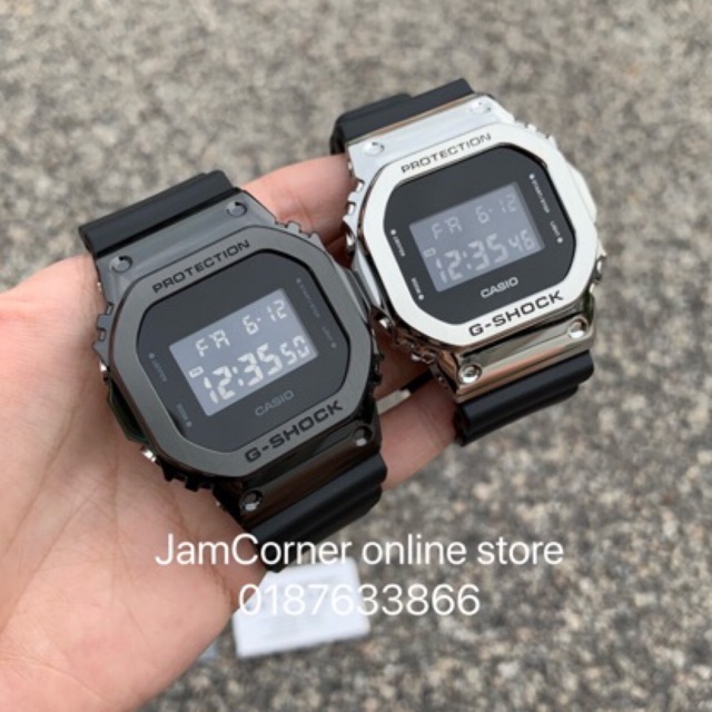 g shock metal square