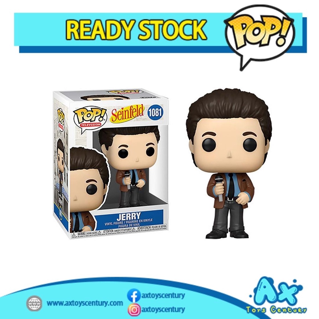 Funko Pop! Television: Seinfeld - Jerry #1081 100% Genuine