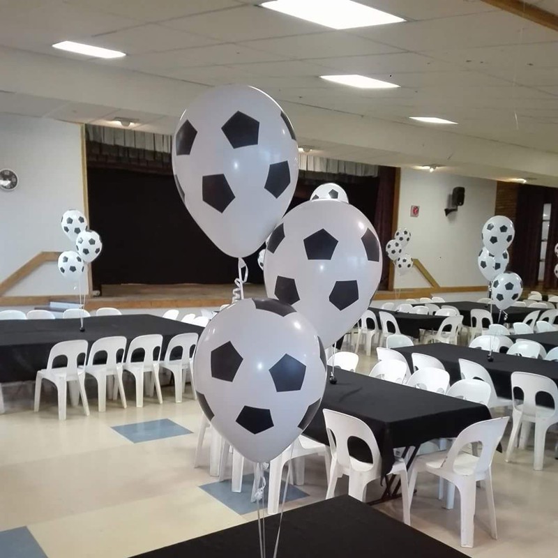 10pcs Football Latex Balloon Soccer Ball Balloon Boy S Birthday