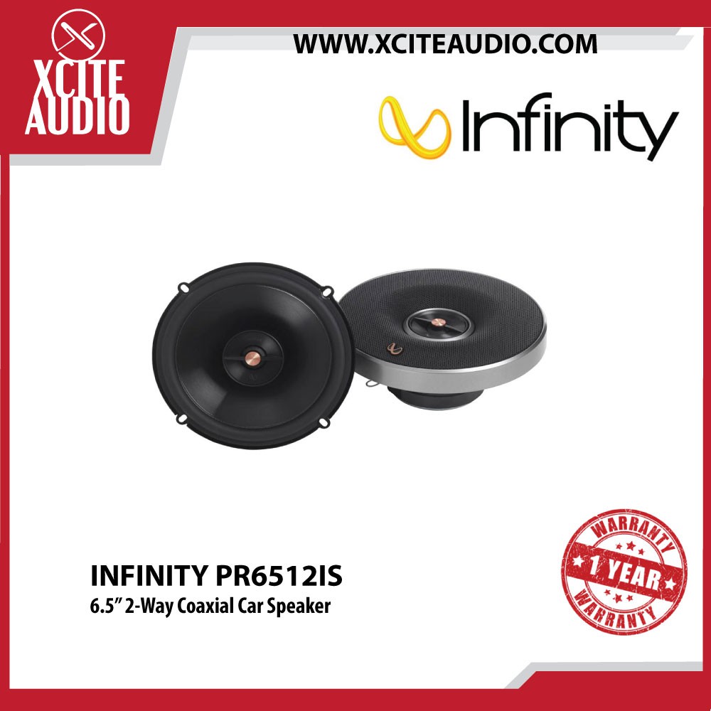 Infinity Primus Pr6512is 6 5 2 Way 165watts Peak Coaxial Car Audio Speakers Shopee Malaysia