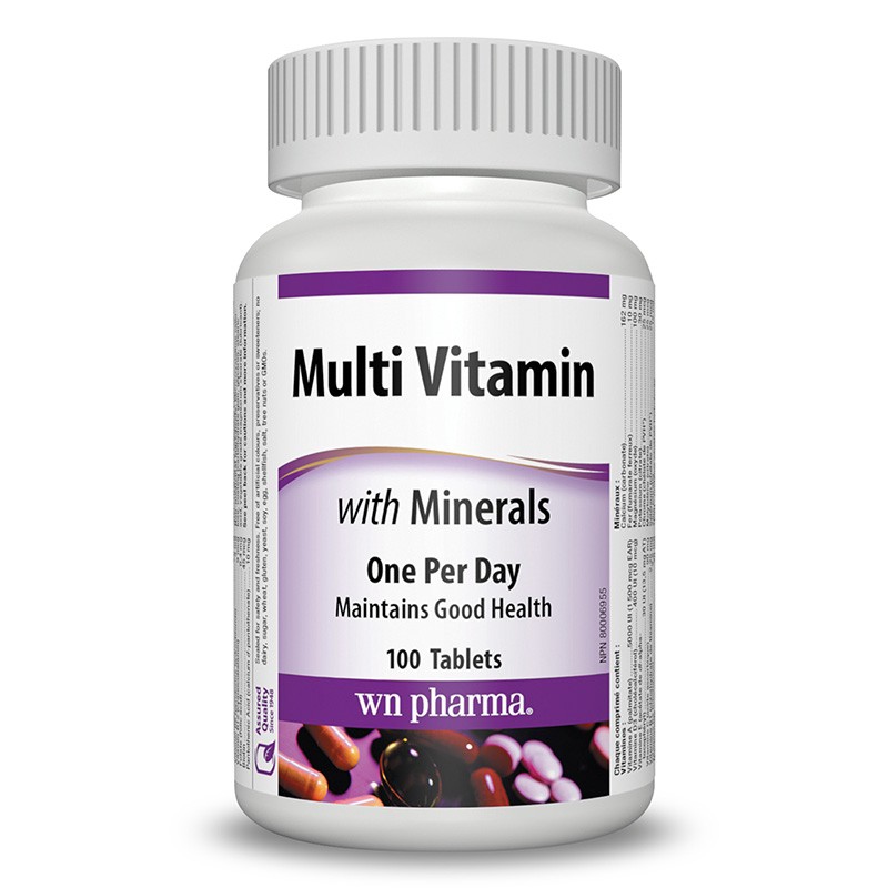 Webber Naturals Multi Vitamins with Minerals (100 Tablets) | Shopee ...