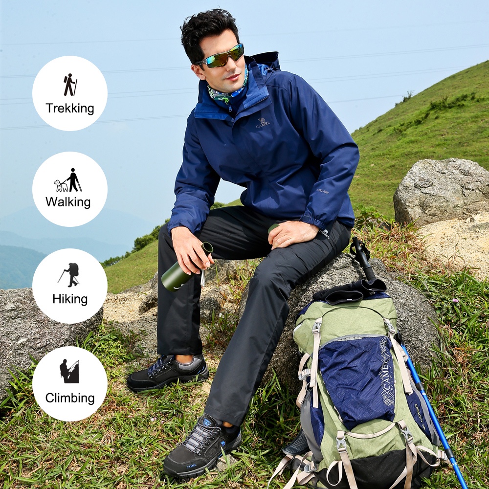CAMEL outdoor hiking shoes men's breathable waterproof nonslip hiking