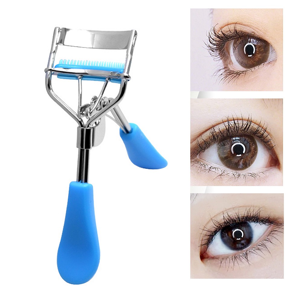 eyelash curler with comb