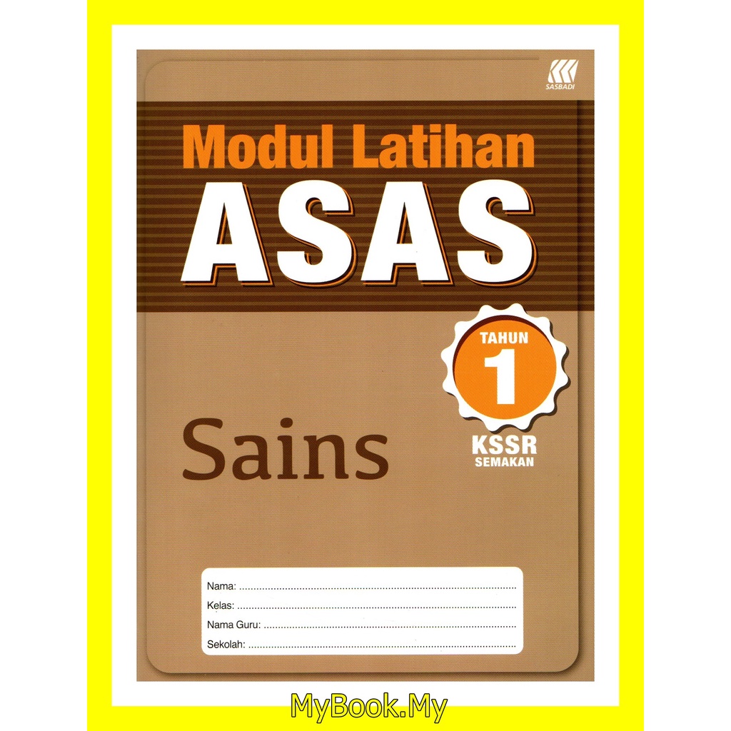 MyB Buku Latihan : Modul Latihan Tahun 1 KSSR - Sains (Sasbadi ...