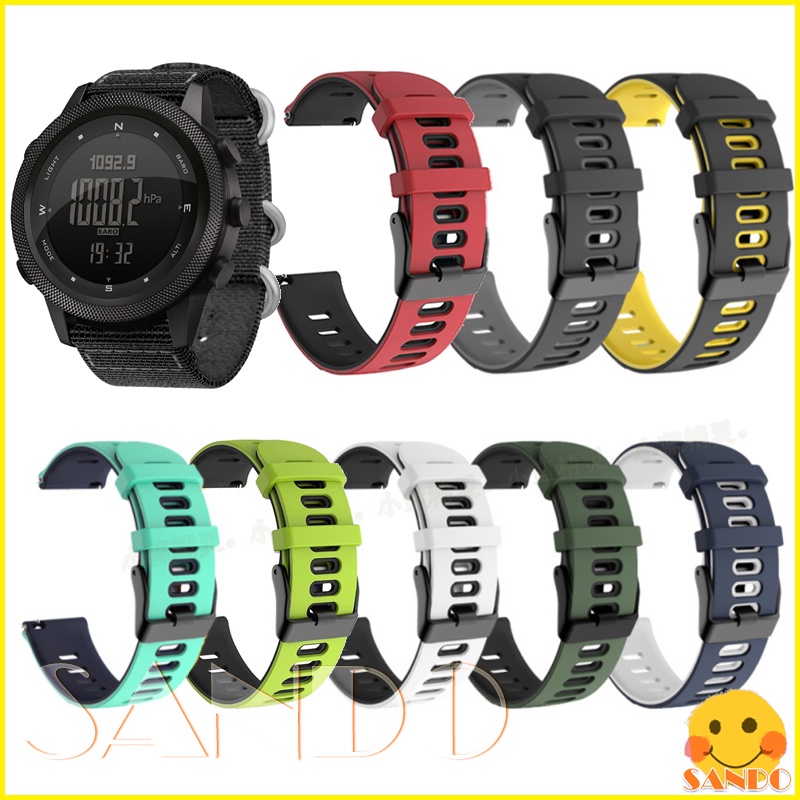 NORTH EDGE APACHE-46 Men's Watch soft silicone strap smart watch replacement wristband band straps accessories