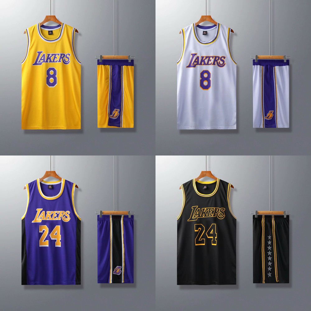 lakers jersey set