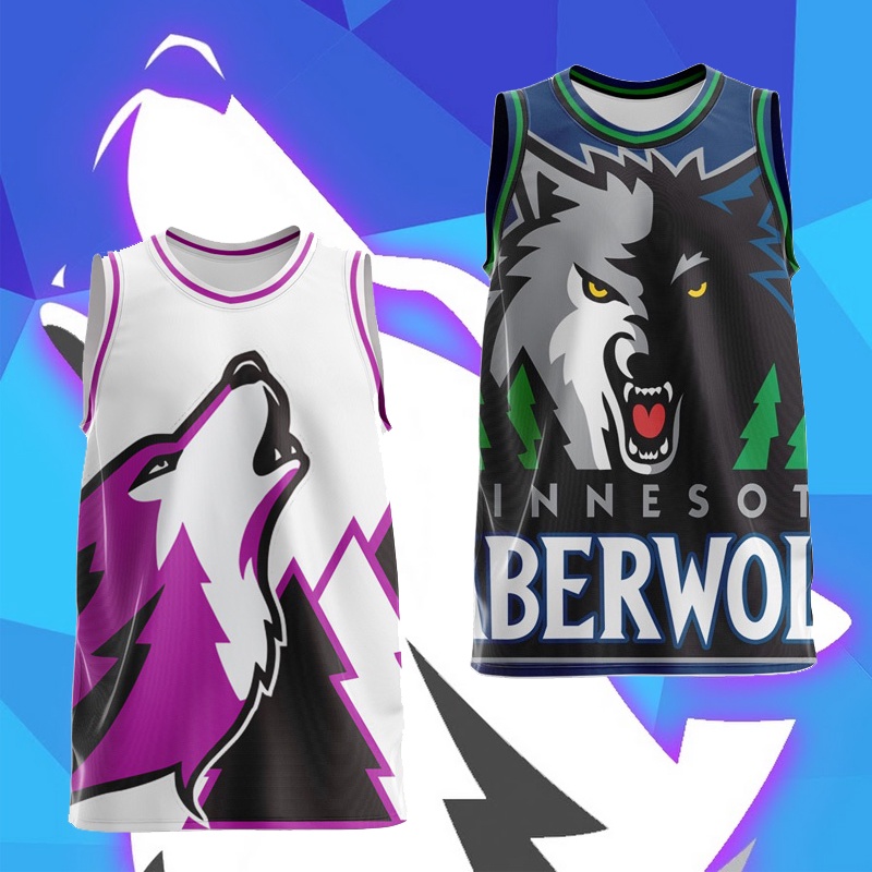 Basketball Uniforms Men Women Forest Wolf Rossgare Vegins City Version Retro Jersey Vest Top