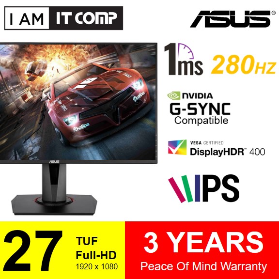 ASUS 27 Inch TUF Gaming VG279QM 27" Gaming Monitor Full HD IPS Panel