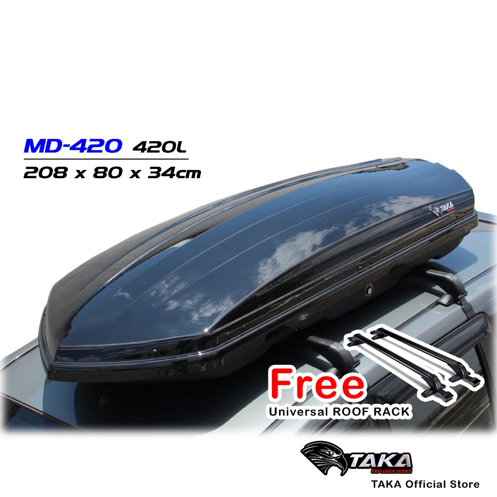  TAKA  MD 420 Car Roof  Box  Explorer Series XL Size 