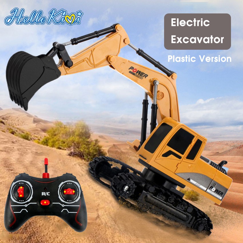 radio controlled excavator toy