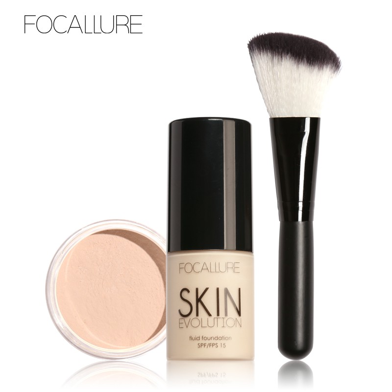 Focallure Face Foundation Makeup Set Daily Use Cosmetics Kit 3 Pcs Shopee Malaysia