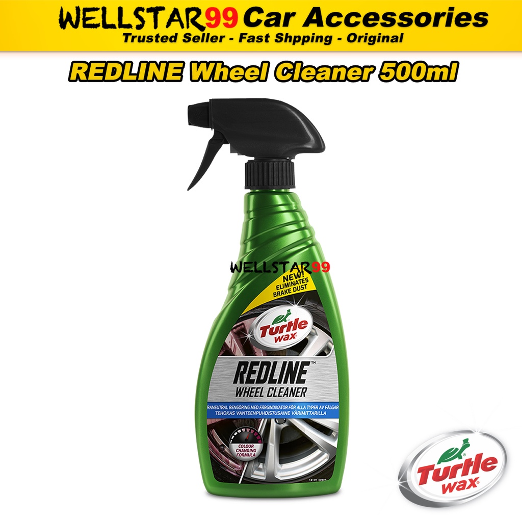 Turtle Wax Redline Car Wheel Rim Cleaner Restorer 500ML | Shopee Malaysia