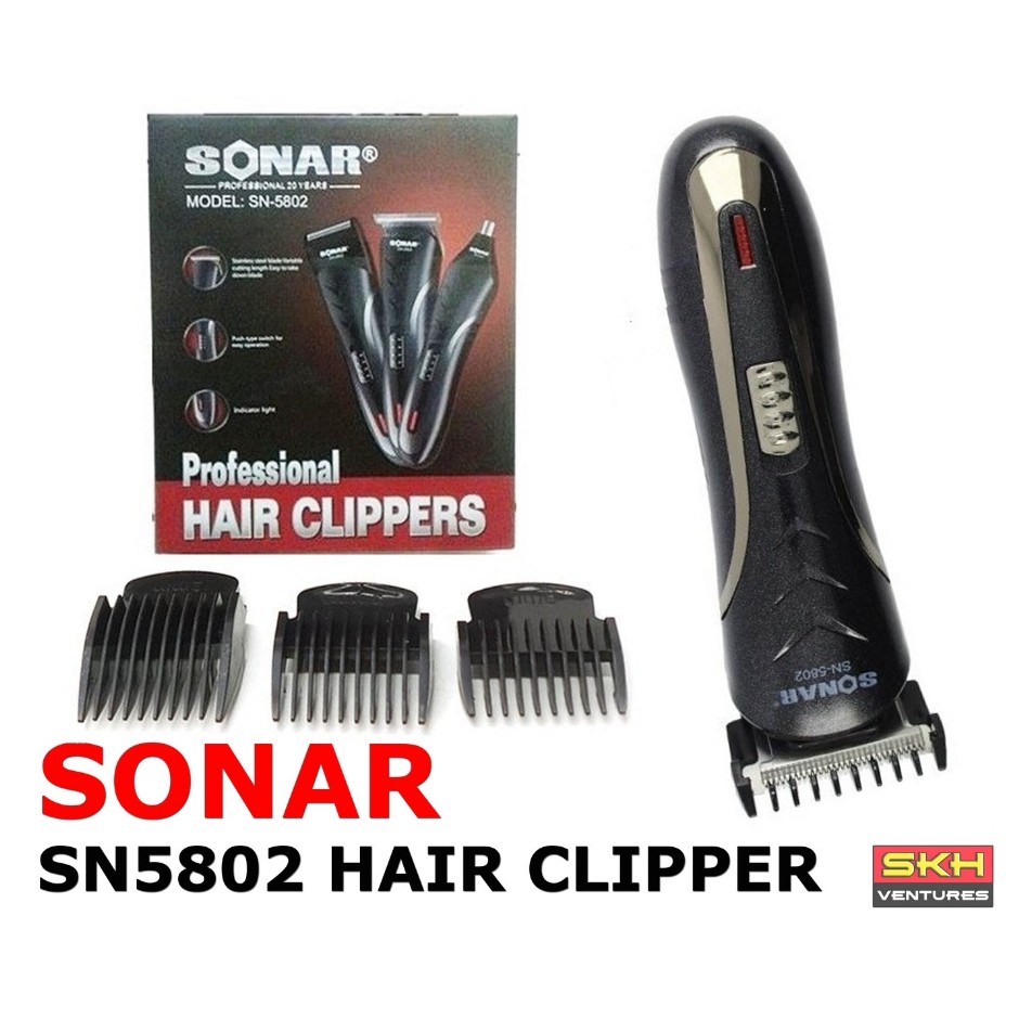 sonar professional hair clippers sn 5802