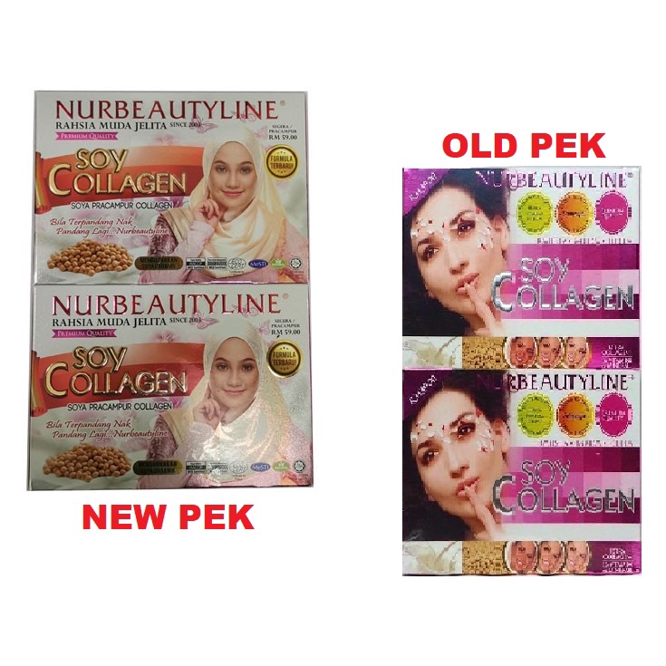 Soy Collagen Premium Nurbeautyline New Pek Shopee Malaysia