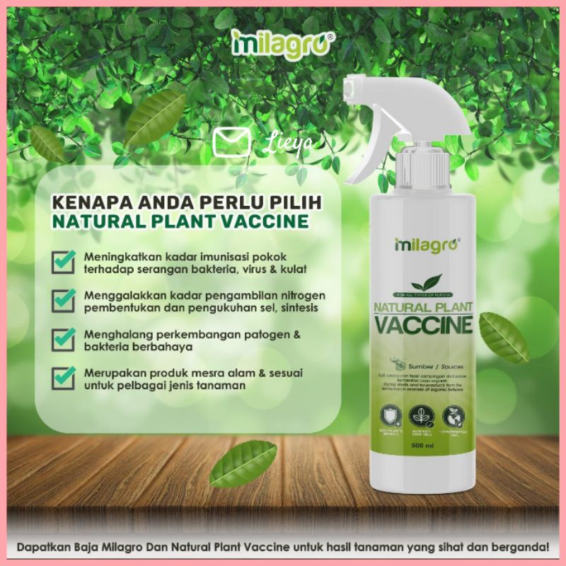 READYSTOCK! VACCINE MILAGRO BOOSTER TANAMAN (NPV) (VAKSIN POKOK)