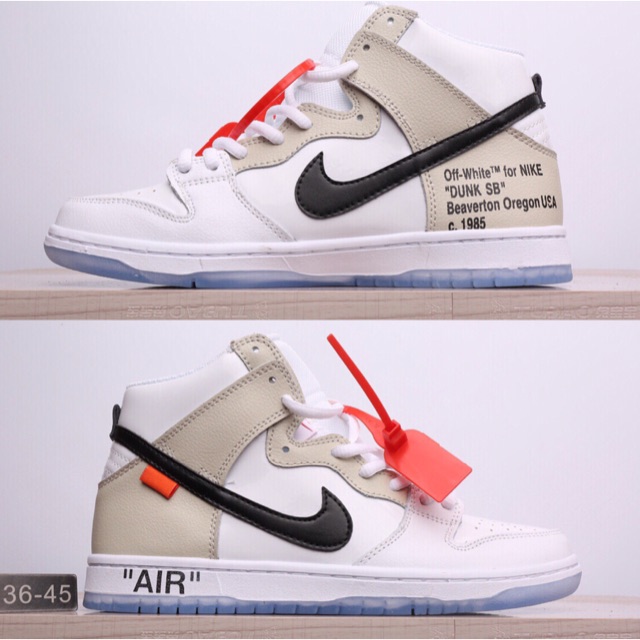 nike dunk high off white