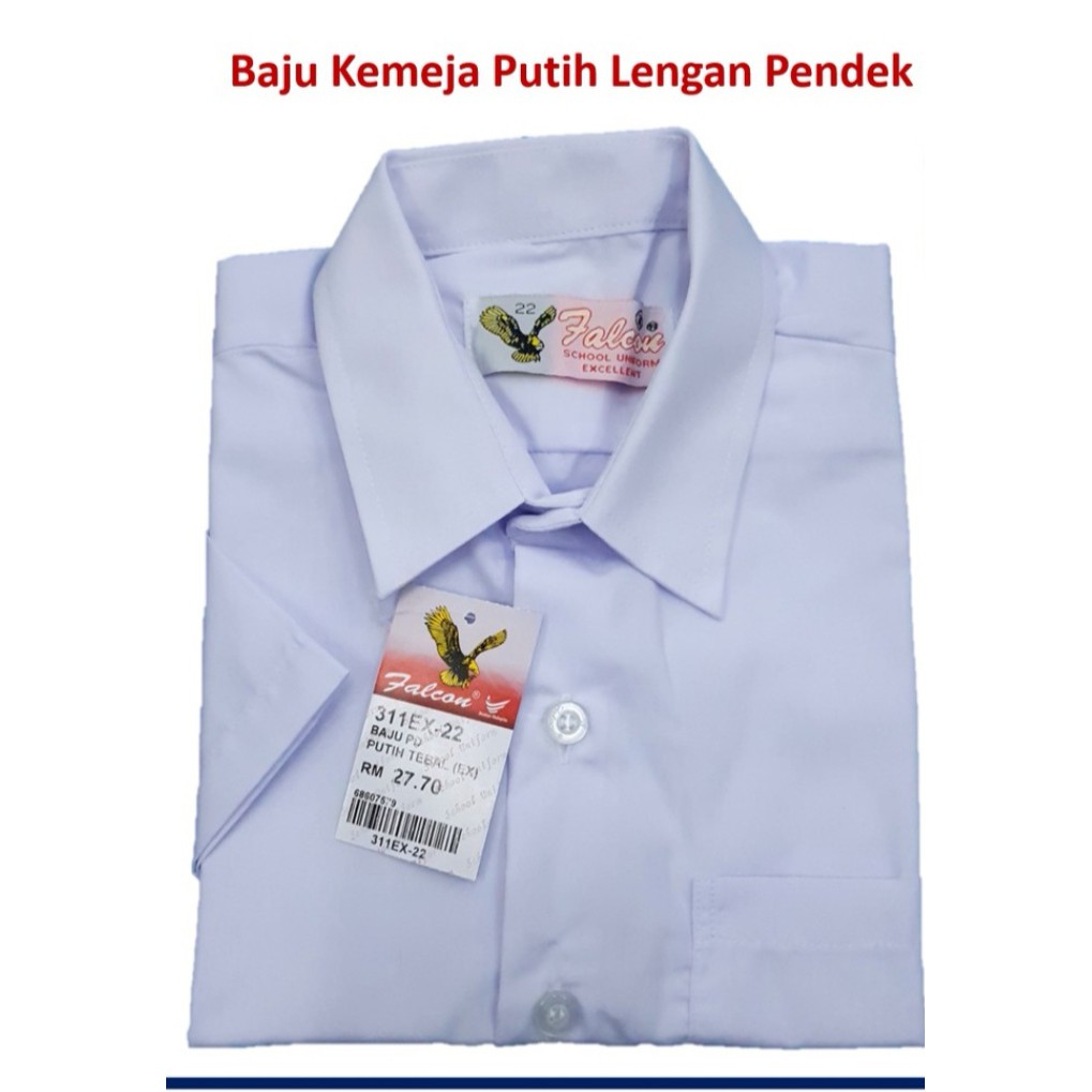 Buy Falcon 311ex Baju Putih Lengan Pendek Cotton Seetracker Malaysia