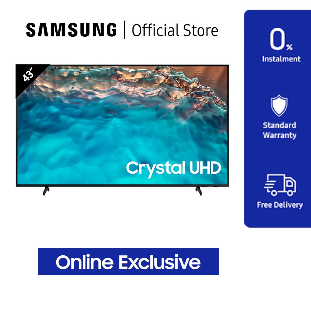 Samsung BU8100 Crystal UHD Smart TV 43'' / Voice Control | Crystal ...