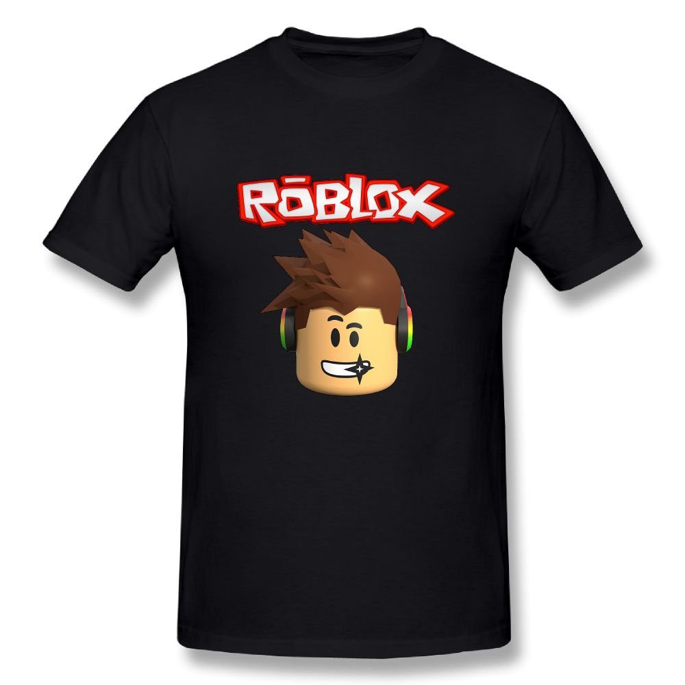 Edongquwe Mens Classic T Shirt Roblox Character Head Video Game Graphic Black Birthday Present Shopee Malaysia - original black goku shirt roblox