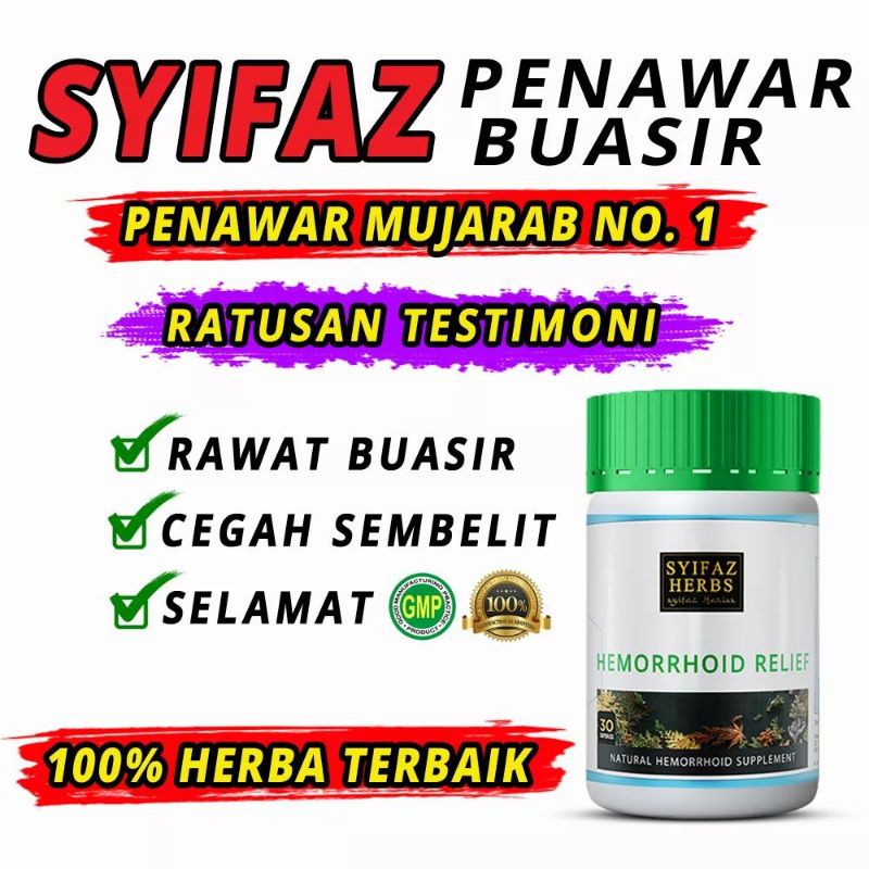 Penawar Buasir Herba Mujarab 30 Kapsul Shopee Malaysia