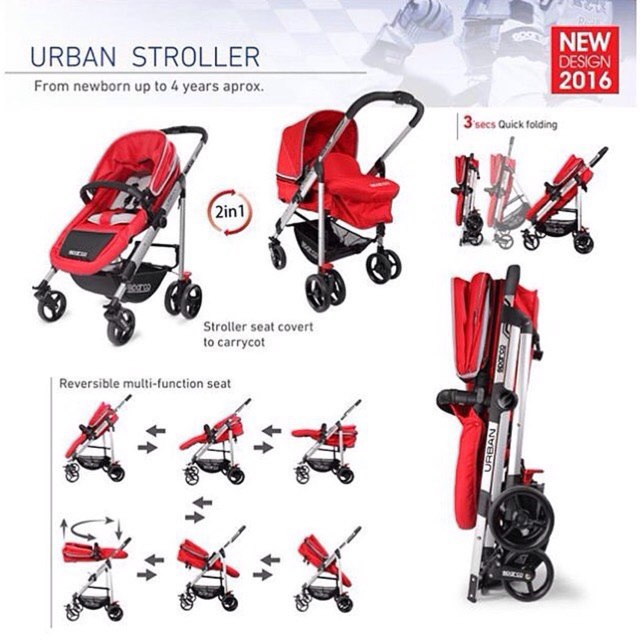 sparco urban stroller