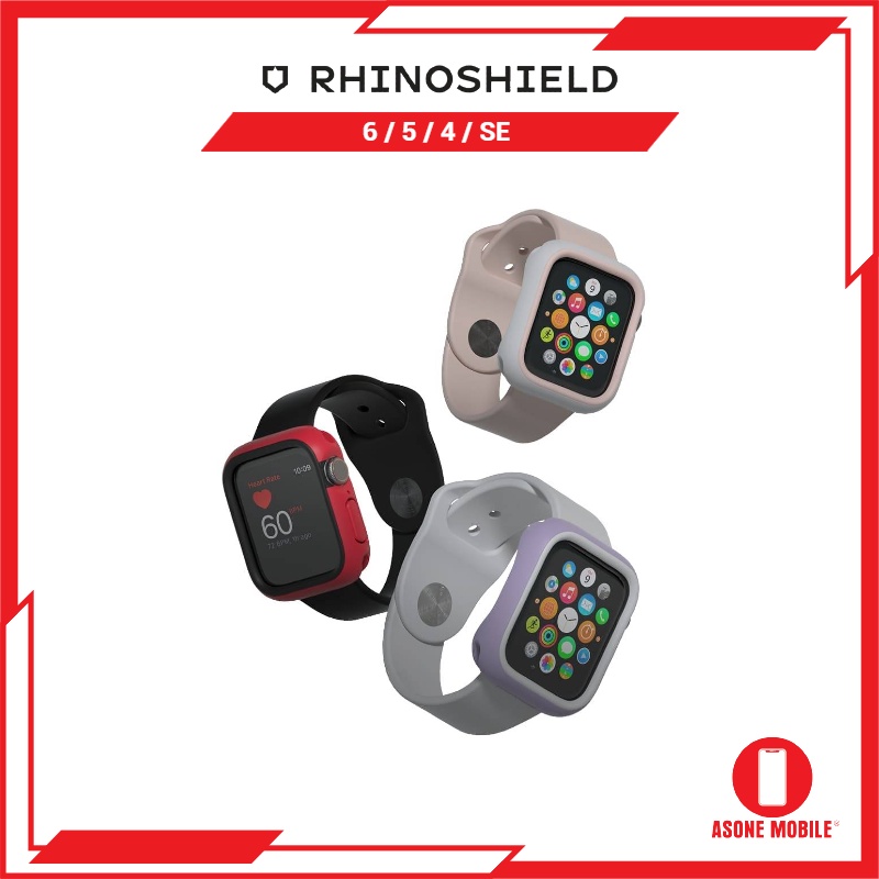 RhinoShield CrashGuard NX Compatible For Apple Watch Series 6/5 /4 /SE Slim  Protective Cover,Lightweight Shock Absorbent | Shopee Malaysia