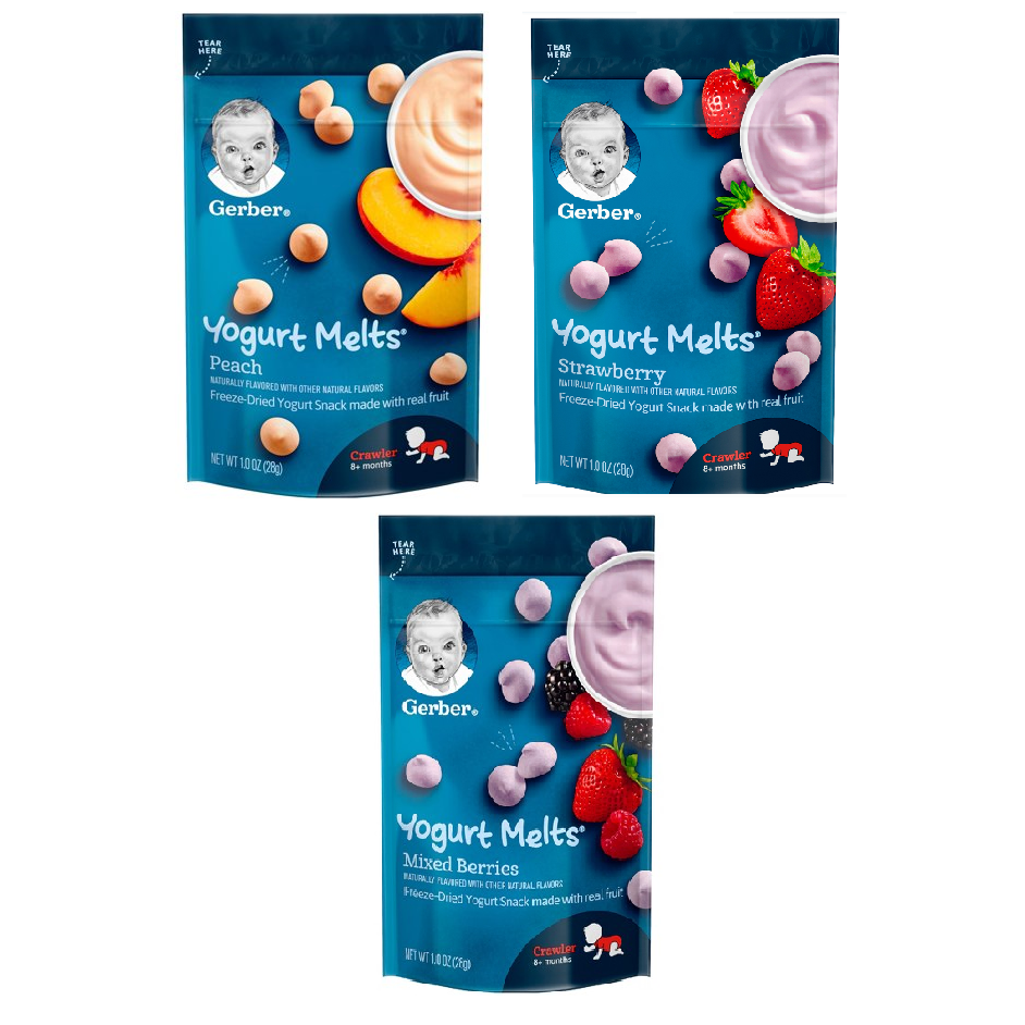 Gerber Yogurt Melts 28g for 8m+ | Shopee Malaysia