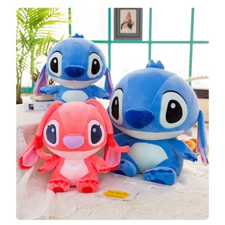 🇲🇾 35-55cm Disney Figure Pink Lilo Blue Stitch Plush Soft Toy Stuffed ...