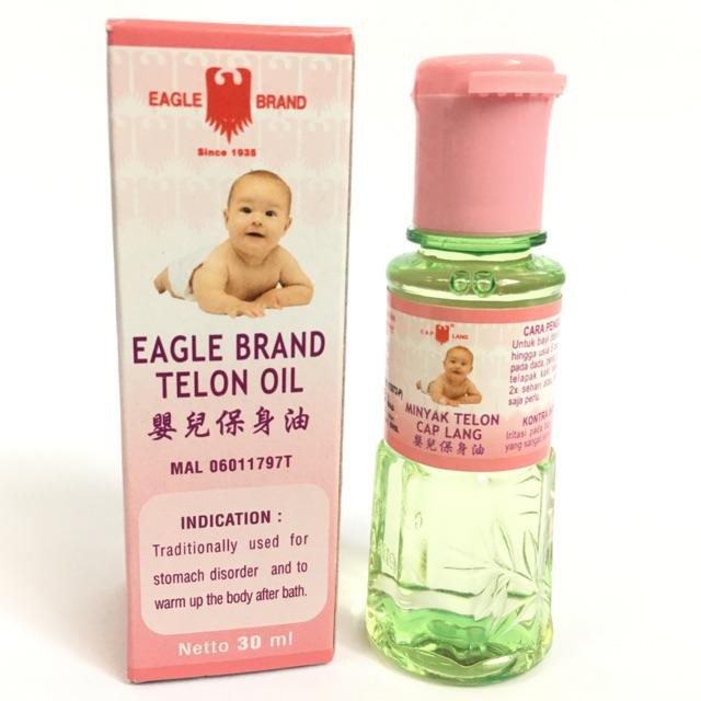 Eagle Brand Telon Oil 30ml Baby Oil Minyak Telon Cap Lang Shopee Malaysia