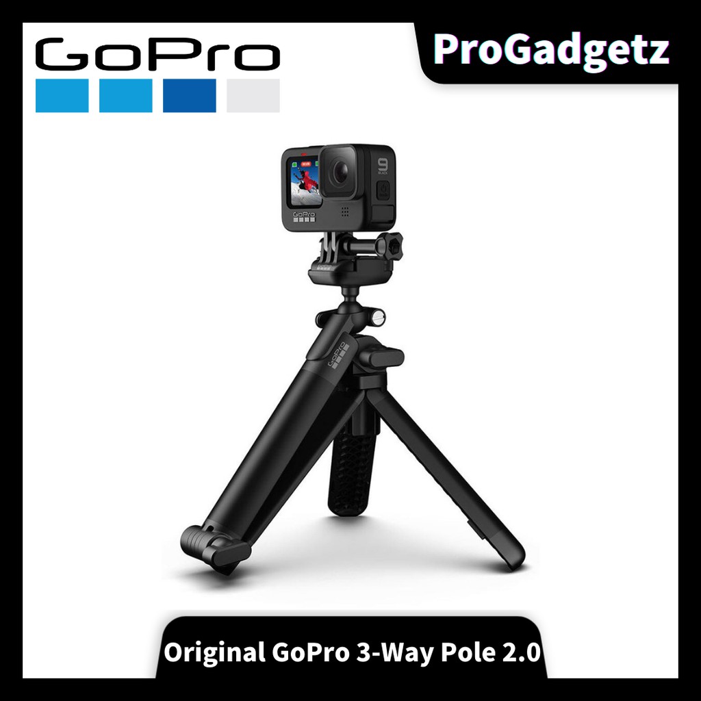 Gopro 3 Way Grip Arm Tripod 3 Way Grip 2 0 New For Hero 10 100 Original Gopro Shopee Malaysia