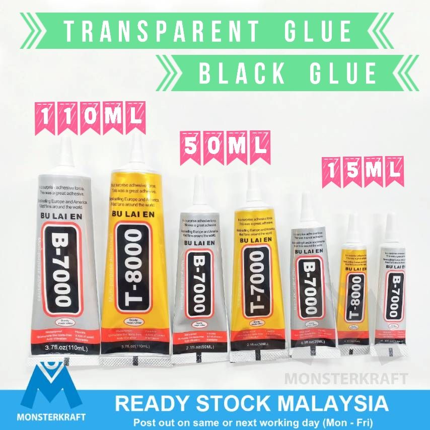 T 8000 Glue T 7000 Glue 000 Glue Clear Glue Black Glue Mobile Glue Multi Purpose Glue Shopee Malaysia