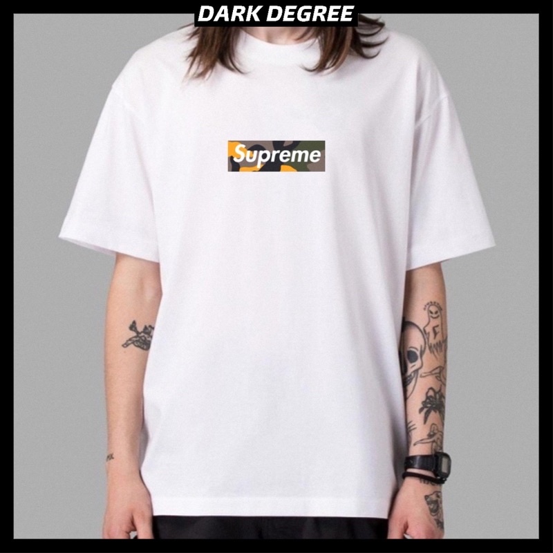 SUPREME Brooklyn Box Logo T-shirt 100% Premium Cotton White T