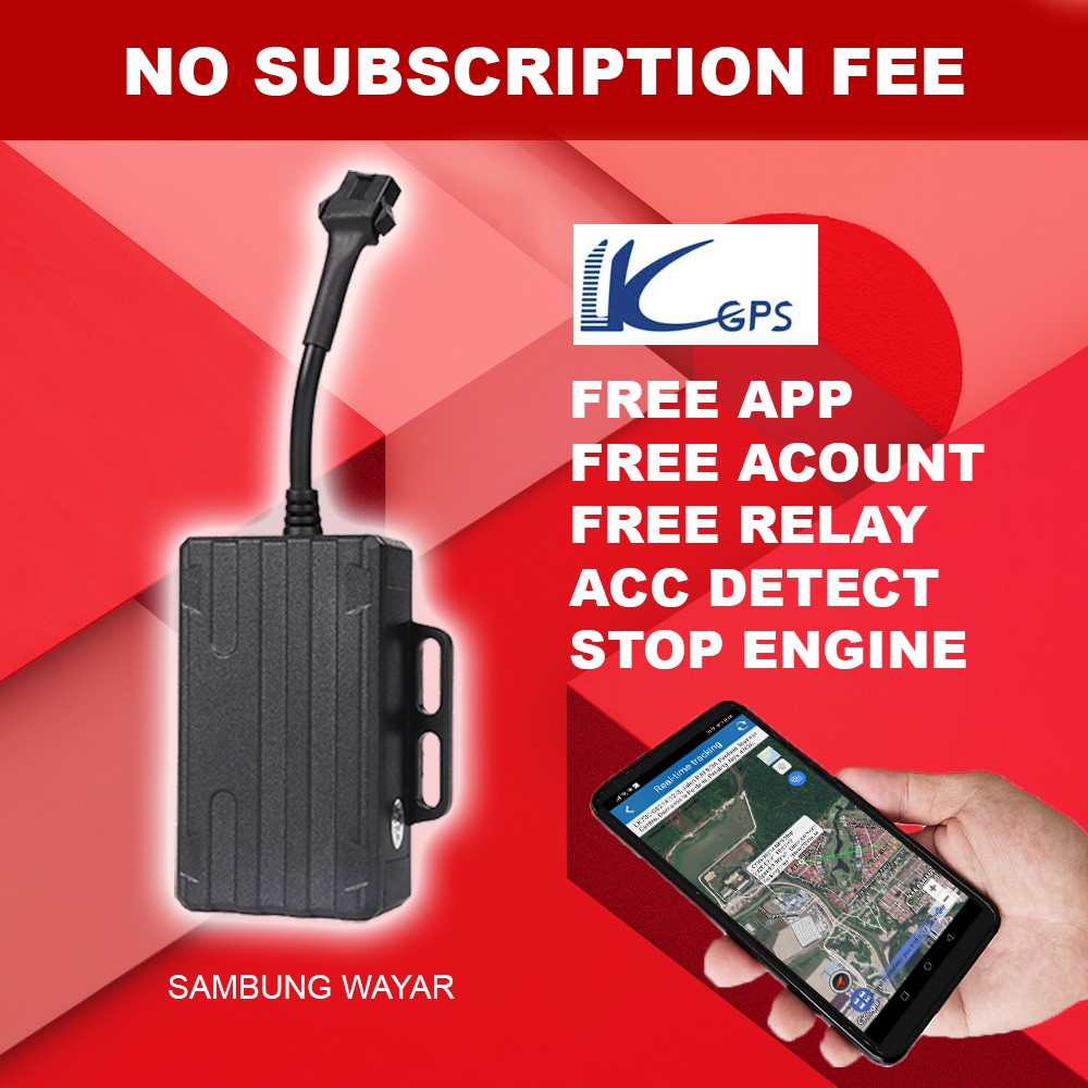 LKGPS Car Lorry GPS Tracker Vehicle Lorry GPRS Satellite Wired Wiring Type Remote Stop 210 tag