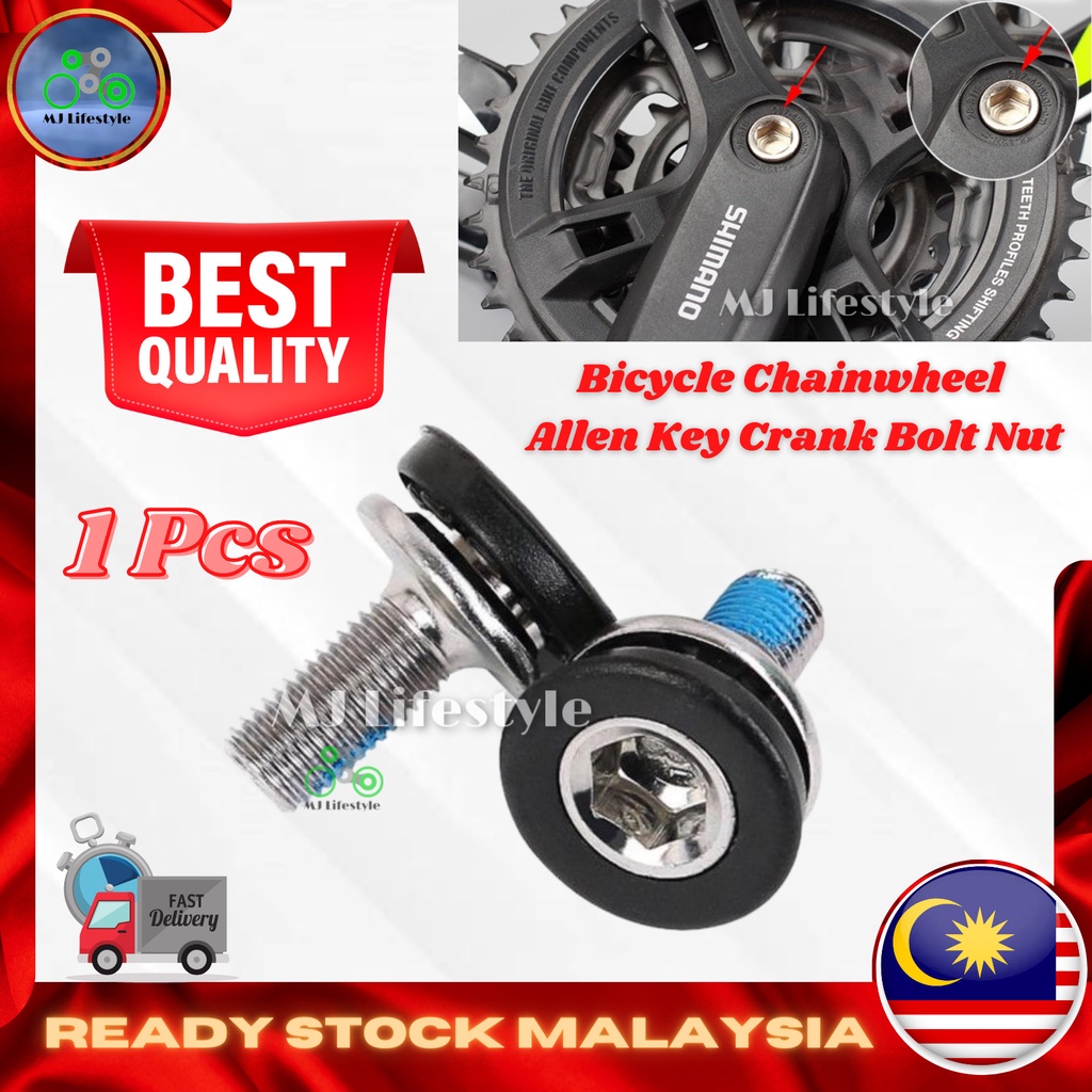 Bottom Bracket Bolts Bicycle Bike Black For Square Taper Iron