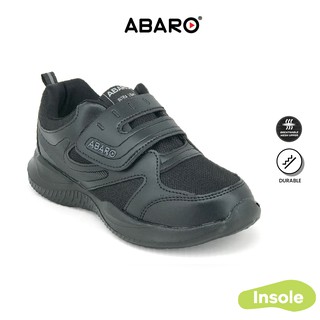 Image of ABARO Unisex Ultralight Sneaker-2891 Black School Shoes/Breathable Mesh/Super Comfy/Sport/Kasut Sekolah Hitam/校鞋/学生鞋/黑鞋