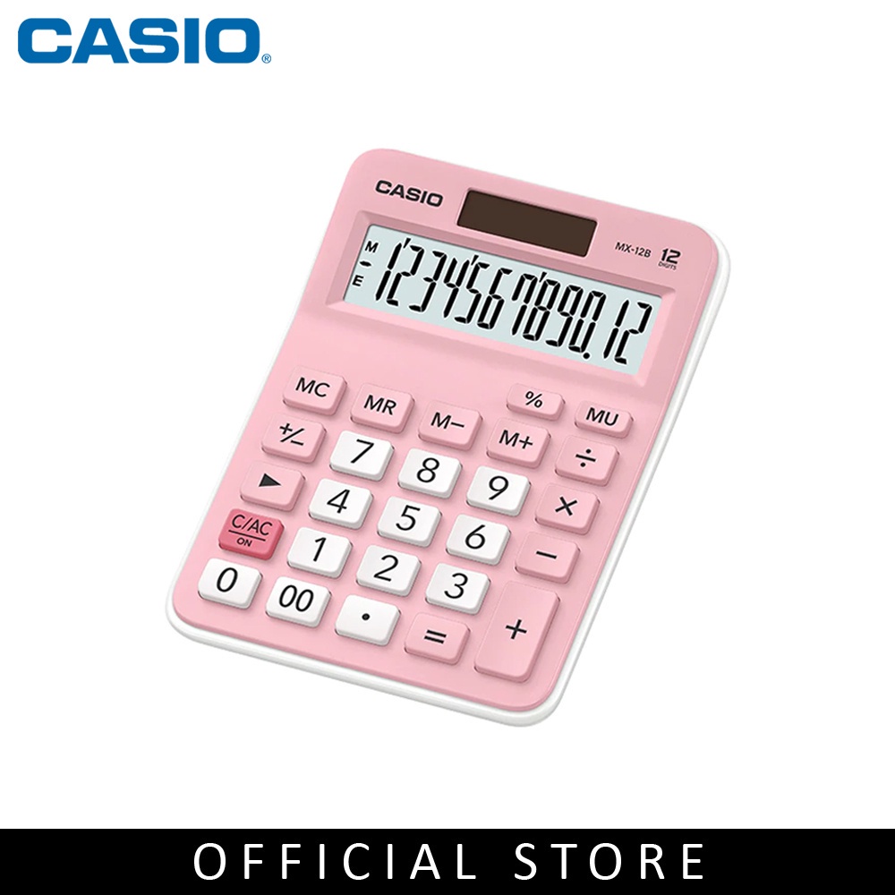 CASIO CALCULATOR MX-12B (Pink) | Shopee Malaysia