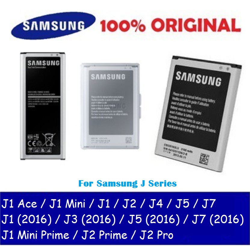 Original Samsung Battery J Series J1 J2 J3 J4 J5 J7 J1 Mini Prime Ace J1 J3 J5 J7 16 J2 Prime Pro Shopee Malaysia