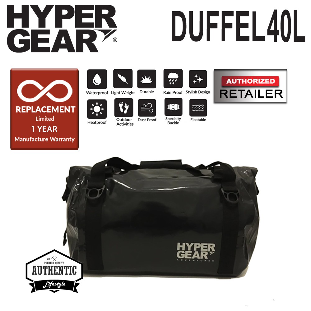 40l waterproof duffel bag