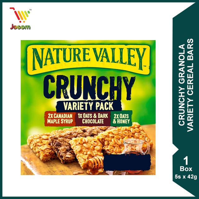 Buy Nature Valley Crunchy Granola Variety Cereal Bars 5 X 42g Kl Selangor Delivery Only Seetracker Malaysia