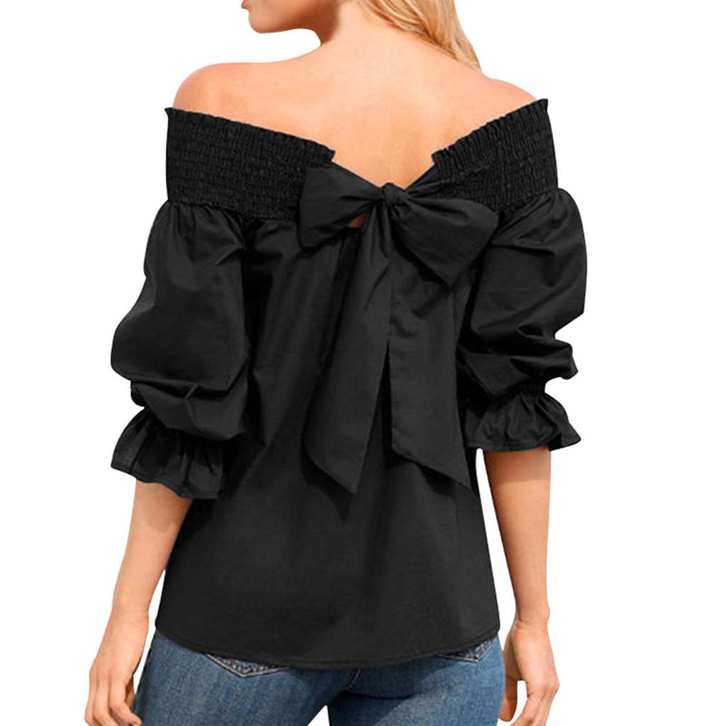 puff sleeve plus size tops