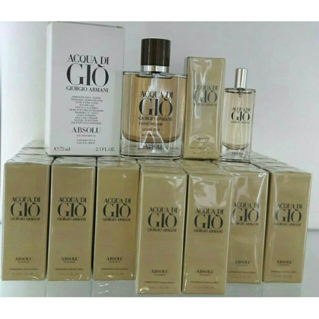 Acqua Di Gio Absolu Travel Spray 15ml Shopee Malaysia