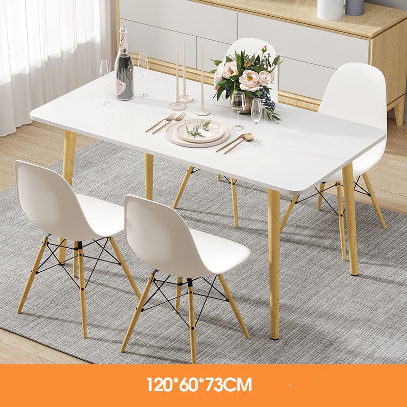 READY STOCK⚡ Eames Dining Table 120X60CM / Meja Makan / Study Table / Dining Table Set/ Patio/ Balcony