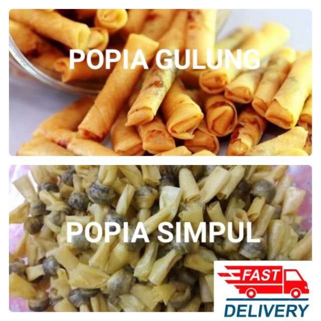 Popia Mini Simpul & Gulung Rangup Sedap 400gram | Shopee Malaysia