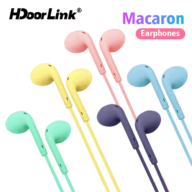 HdoorLink Universal HIFI earphones with microphone 3.5mm jack wired